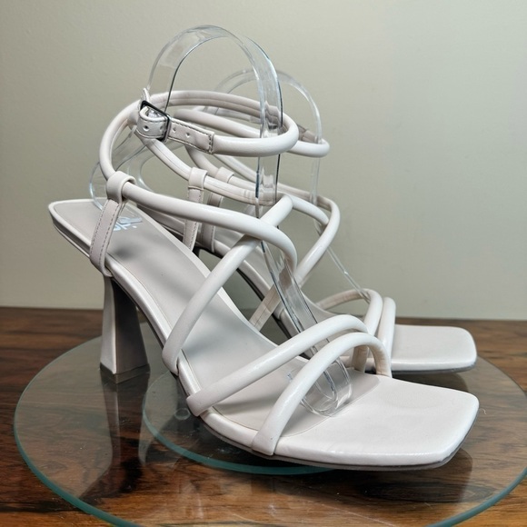 BP. Nordstrom Ashlyn Square Toe Strappy Sandal - Beige - Picture 6 of 16